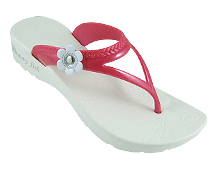 Little flower flip flops